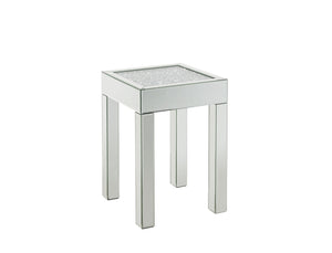 Noralie Mirrored & Faux Diamonds End Table