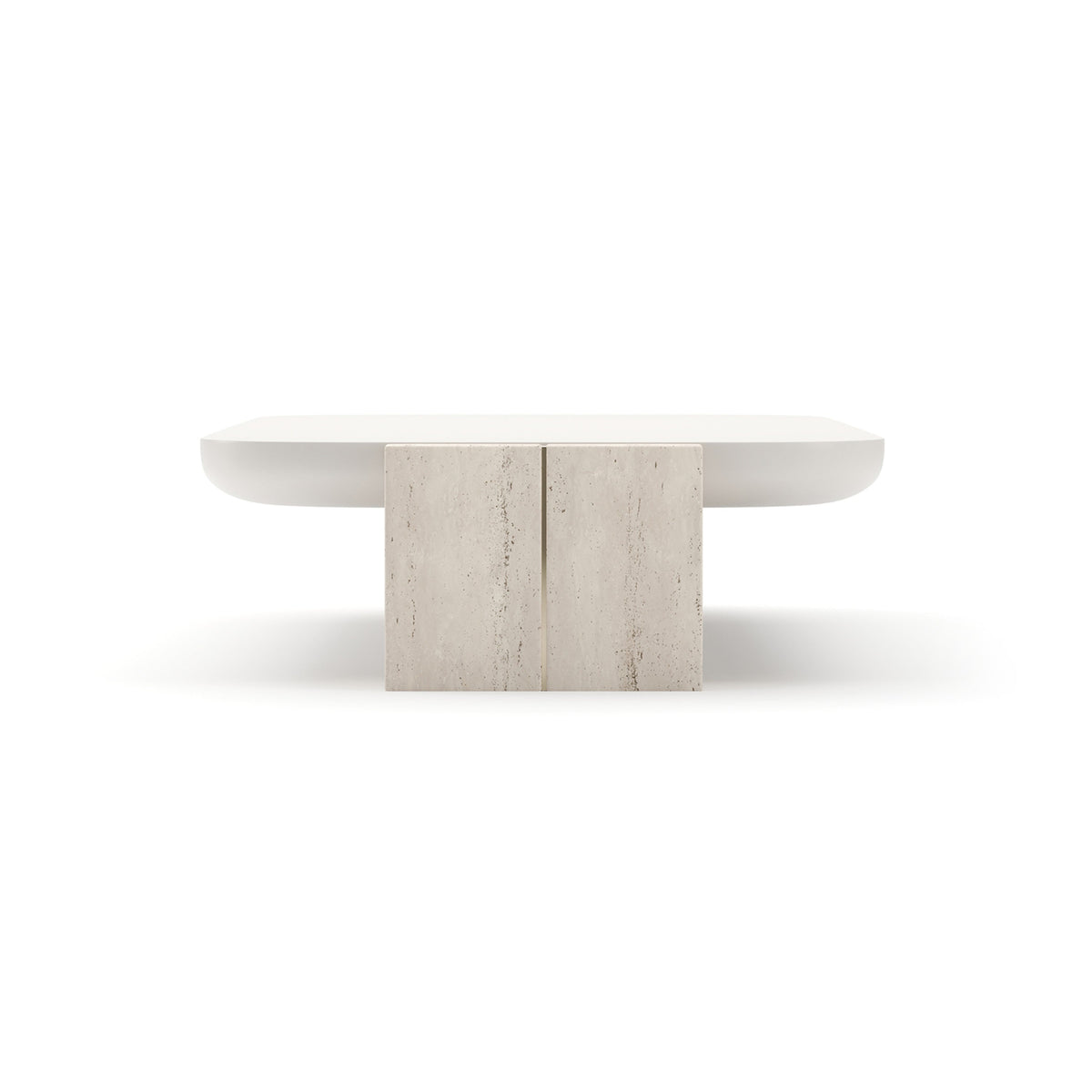 Overlap Rectangle Cocktail Table