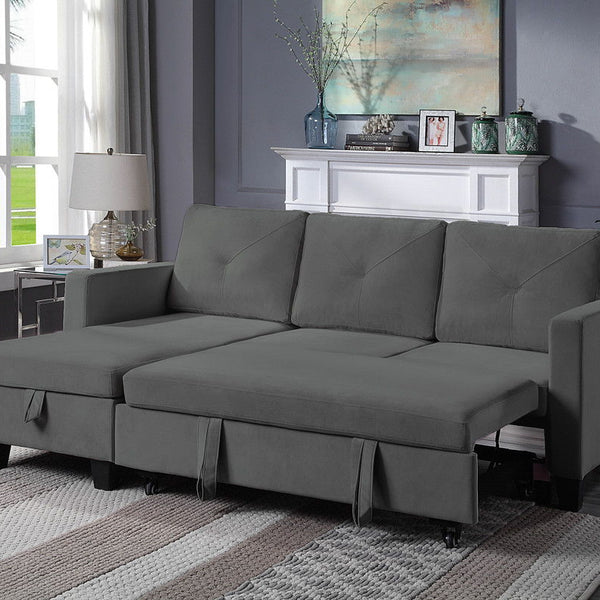 Nova - Reversible Sleeper Sectional Sofa With Storage Chaise