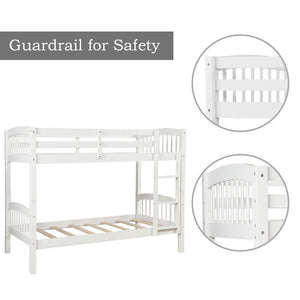 Solid Construction Bunk Bed With Ladder