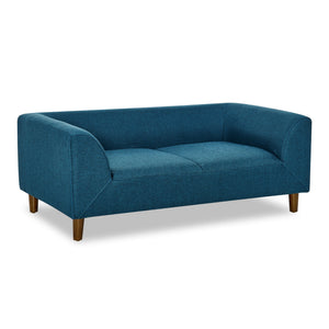 Modern Rectangular Pet Sofa With Backrest And Armrests For Small And Medium Dogs, Soft Cushion