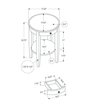 Accent Table, 2 Tier, Transitional - Espresso - Best Buy Furniture