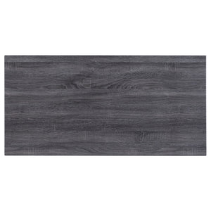Rectangular Writing Desk, Compact Size For Home Office - Gray