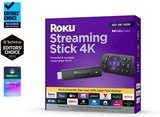 Roku Streaming Stick 4K Streaming Device 4K/HDR/Dolby Vision with Voice Remote with TV Controls