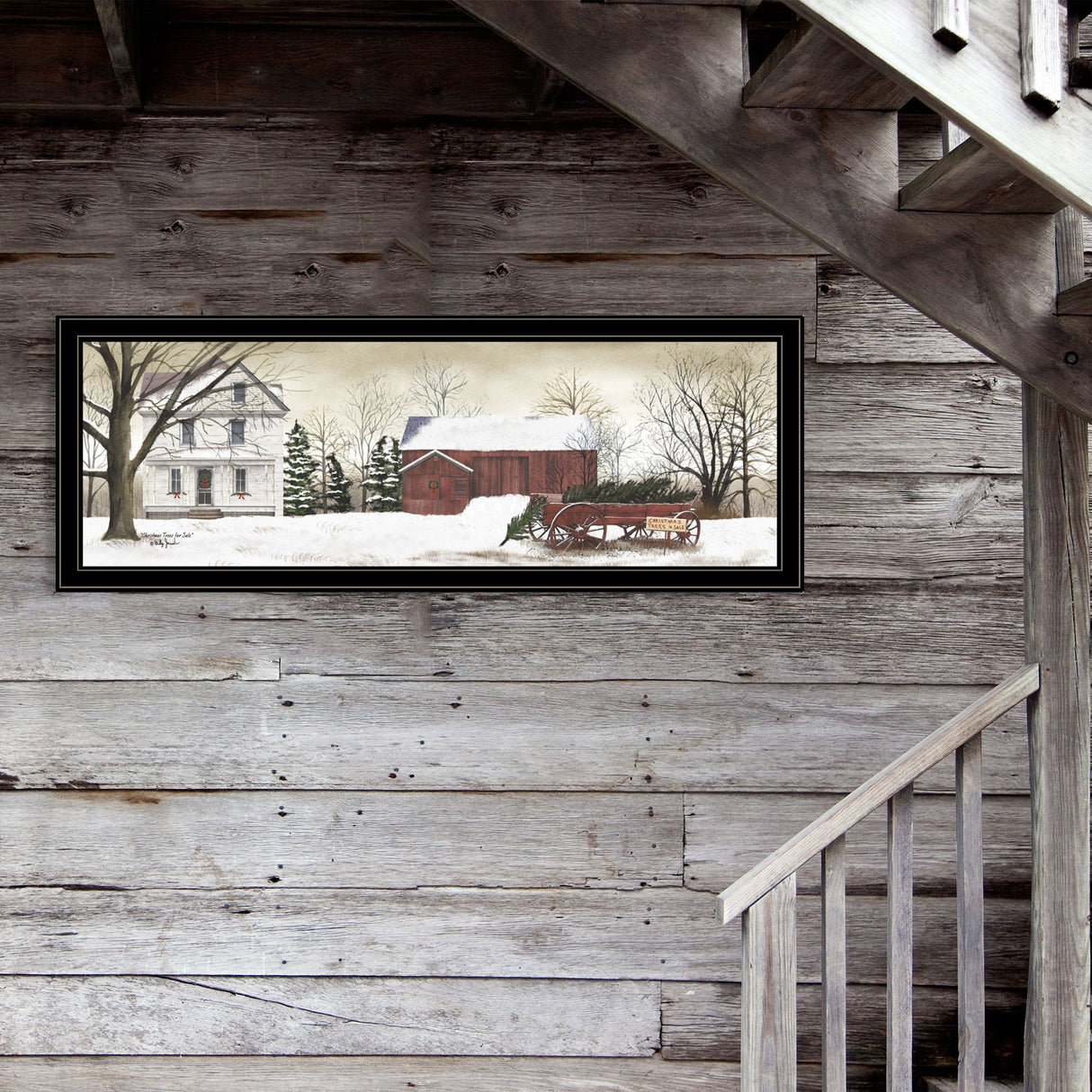 Trendy Decor 4U Christmas Trees for Sale Framed Wall Art