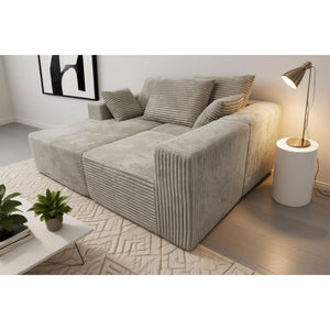 Corner Combination Sofa Sectional Couch With Soft Fabric