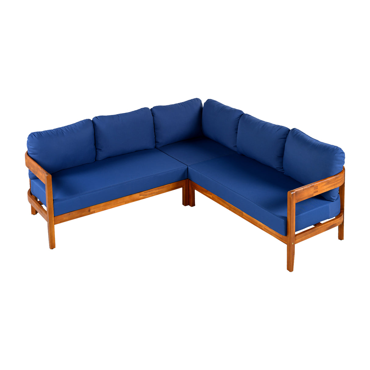 U_Style Acacia Solid Wood Patio Furniture Set