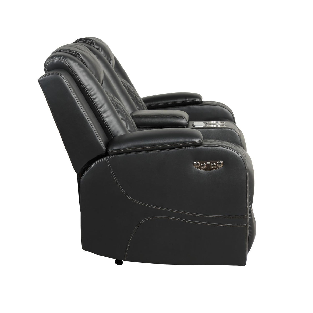 Benz - LED & Power Recliner With Adjustable Headrests And Ambient LED Lighting