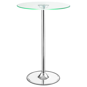 Indra - LED Bistro Table - Chrome