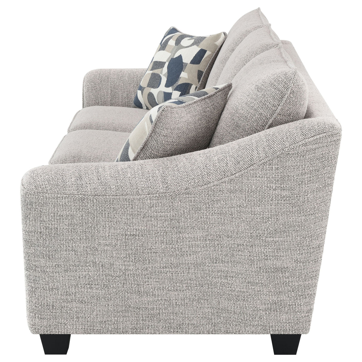 Mingle ] Upholstered Sofa - Light Gray