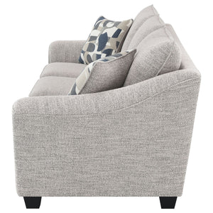 Mingle ] Upholstered Sofa - Light Gray