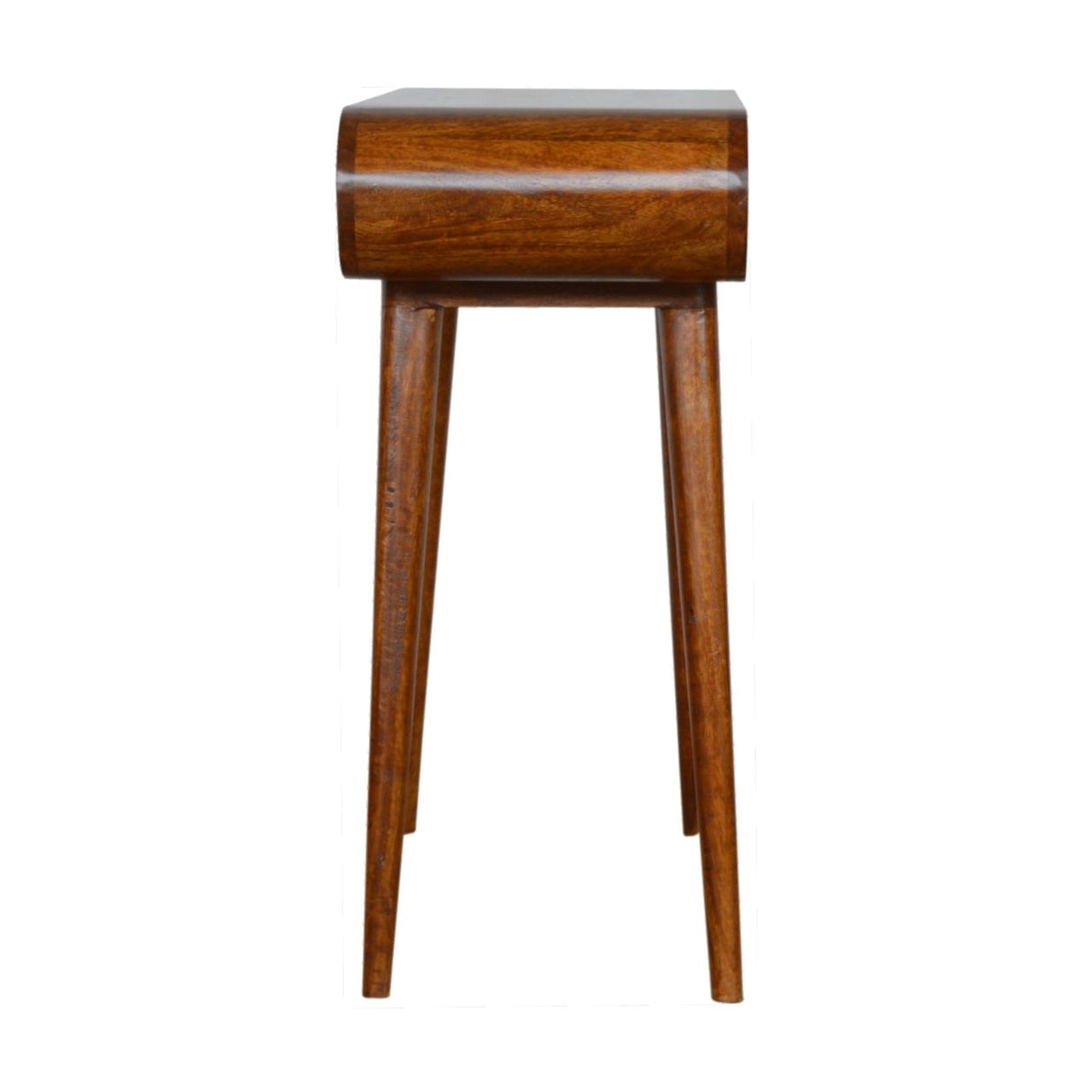 Solid Wood Curved Edge Console Table