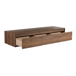 Modern Minimalist Bathroom Cabinet With Soft Close Drawers And Floating Mounting Design