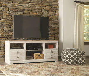 Willowton - Entertainment Center With Fireplace Option - Best Buy Furniture