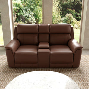 Oslo - Dual Power Reclining Loveseat with Console