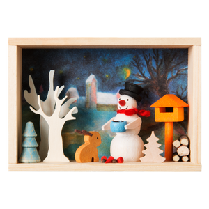 Congratulations box - Snowman Forest