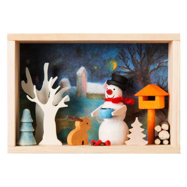 Congratulations box - Snowman Forest
