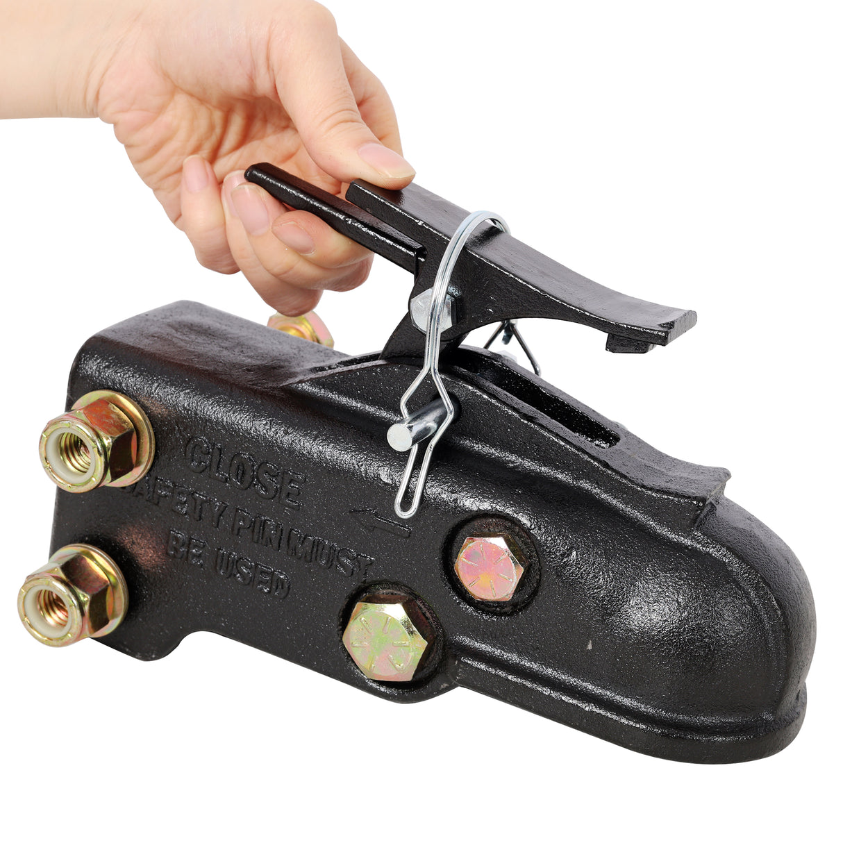 2-5/16 Inch Adjustable Channel Mount Trailer Coupler