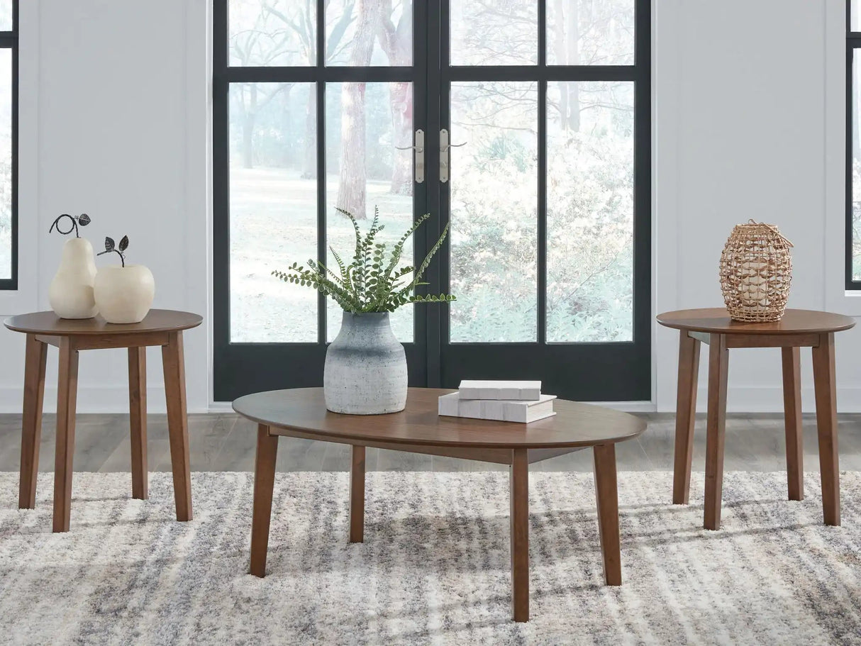 Gordonay - Occasional Table Set (Set of 3) - Brown - Best Buy Furniture