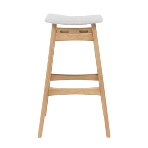 Modern Bar Stool Set With Upholstered Seating