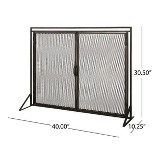 Samantha - Iron Fireplace Screen 2 Door Design - Best Buy Furniture