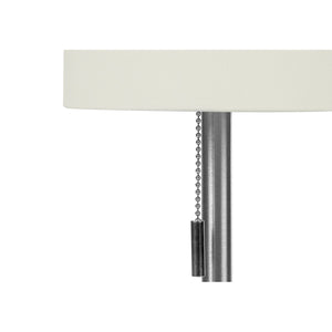 Lighting, Table Lamp, USB Port Included, Nickel, Contemporary (Set of 2)