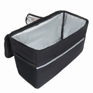 3-in-1 Convertible Folding Wagon Cart with Bench Seat & Storage