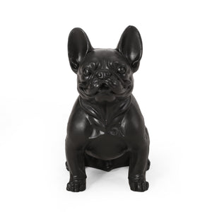 Outdoor French Bulldog Garden Sculpture