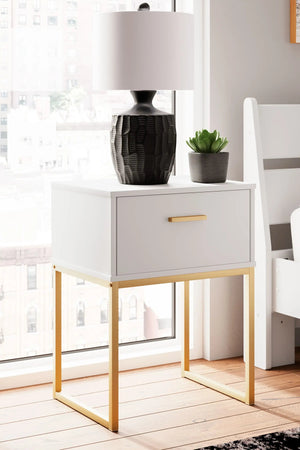 Socalle - One Drawer Night Stand - Best Buy Furniture