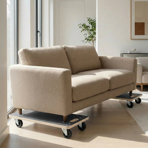 Furniture Moving Wooden Dolly with 4 PP Wheels - 2 Pack