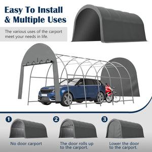 Heavy-Duty 12x20 FT Carport Canopy