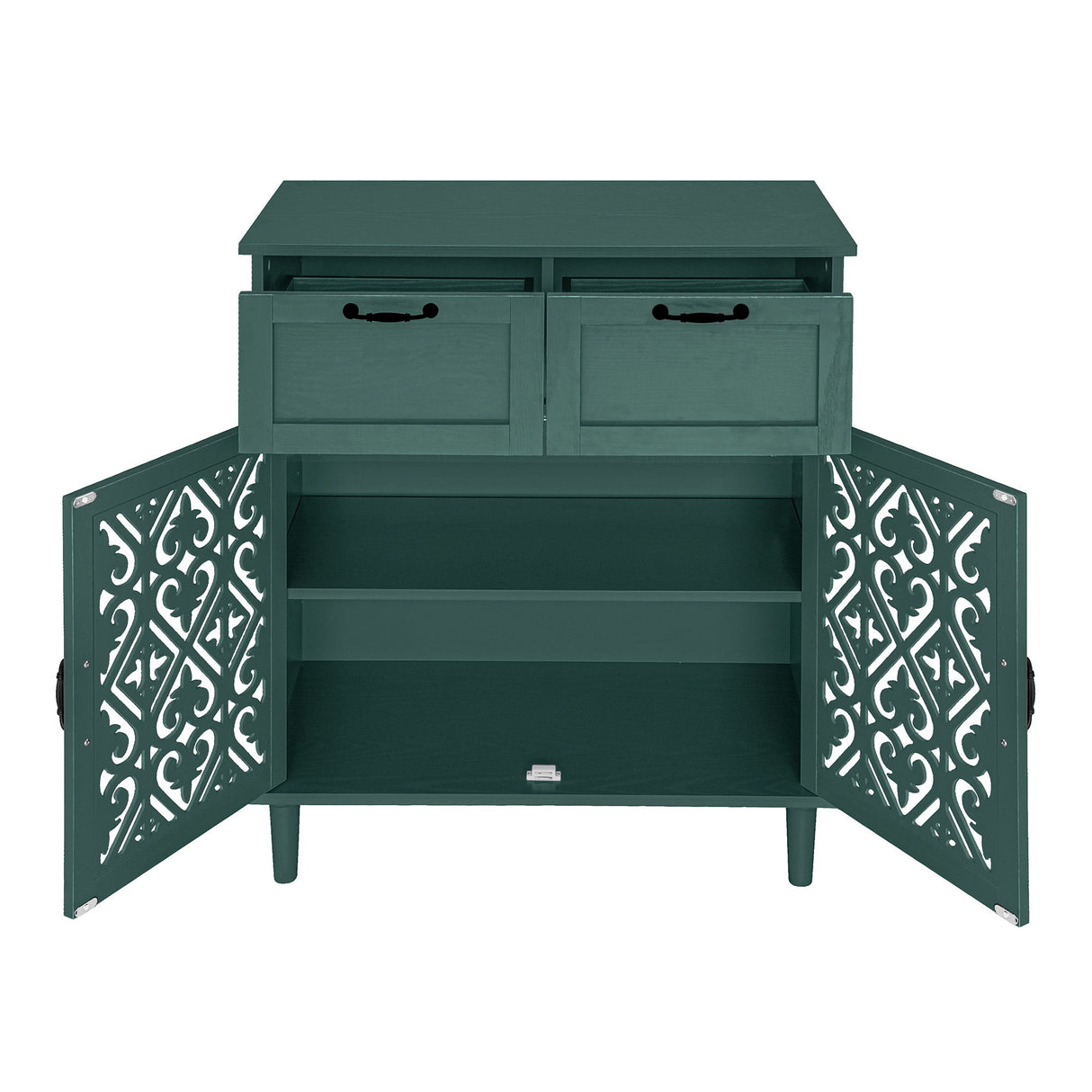 2 Door 2 Drawer Elegant Cabinet
