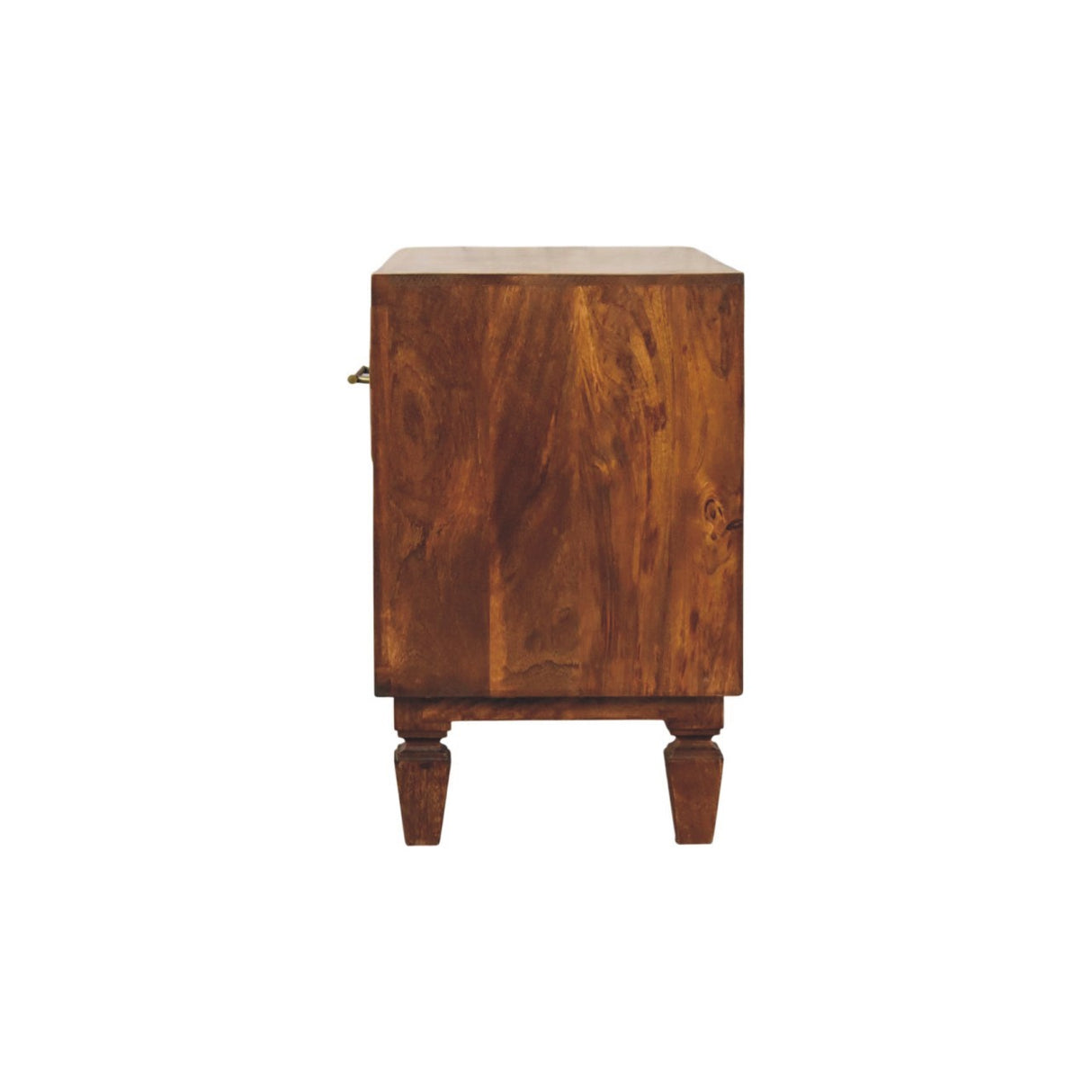 Solid Wood Cadiz Carved Shoe Bench