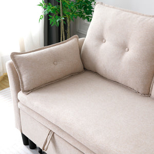 L-Shaped Reversible Chaise Sectional Sofa With Storage