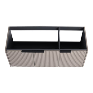 Contemporary Wall Mounted Bathroom Vanity With Soft Close Doors
