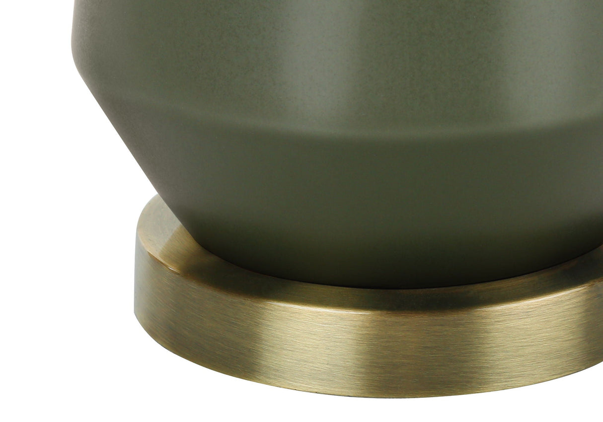 Lighting, Table Lamp, Green Ceramic, Contemporary - Green - Best Buy Furniture