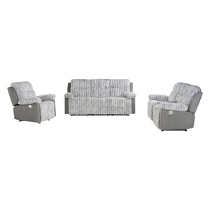 Bruni - Console Reclining Loveseat With Manual Recline