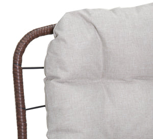 Patio Loveseat Sofa with Luxury Thick Cushion