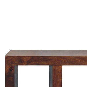 Solid Wood Orion Curved Media Unit