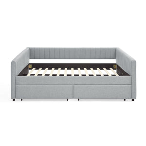 Upholstered Queen Daybed With 2 Drawers
