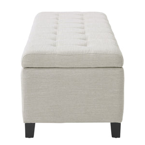 Upholstered Storage Ottoman Bench