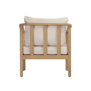 4-Piece Teak Finish Acacia Wood Outdoor Patio Set