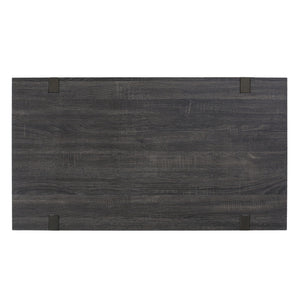 Abitha - Coffee Table With Industrial Powder Coated Metal Legs