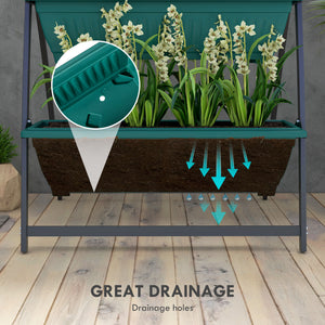 Outsunny 4 Tier Vertical Garden Planter Set