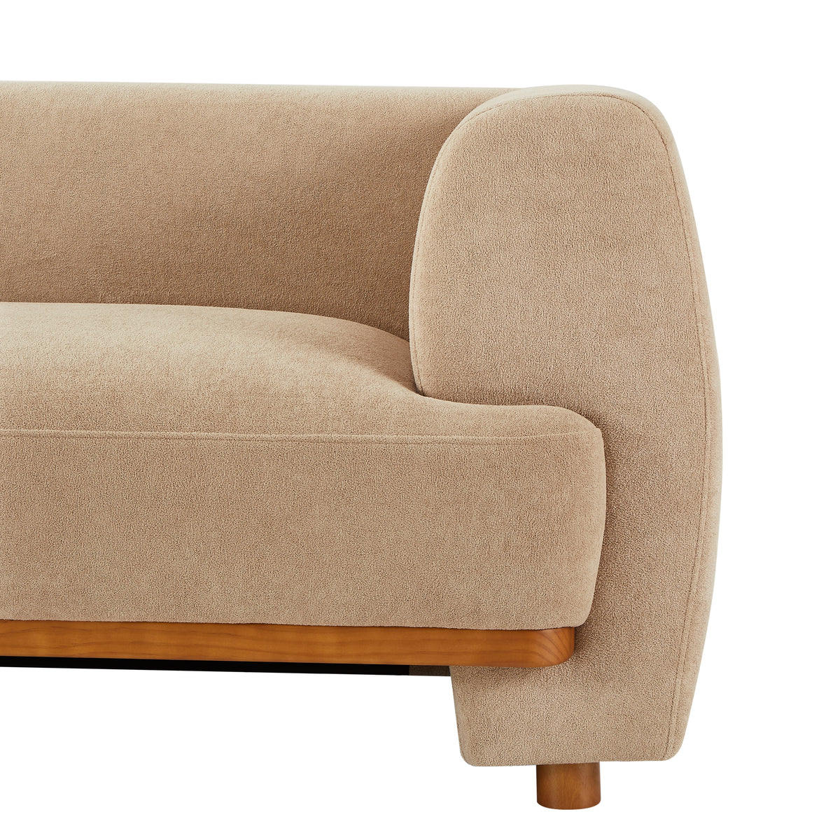 Flow 79 in. Modern Upholstered Velvet Sofa - Nomad