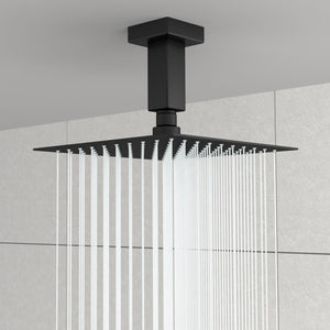 Ceiling Mounted Shower Arm With Flange Stainless Steel