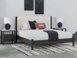 Cadmori - Upholstered Panel Bed - Best Buy Furniture