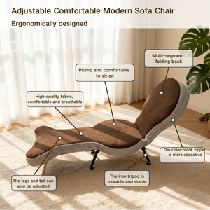 Multi-Functional Foldable Lazy Sofa Chair