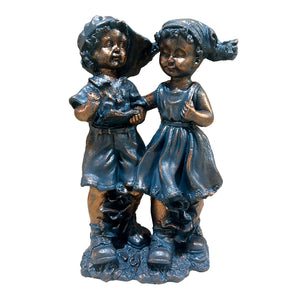 Magnesium Oxide Statues Of A Boy And A Girl