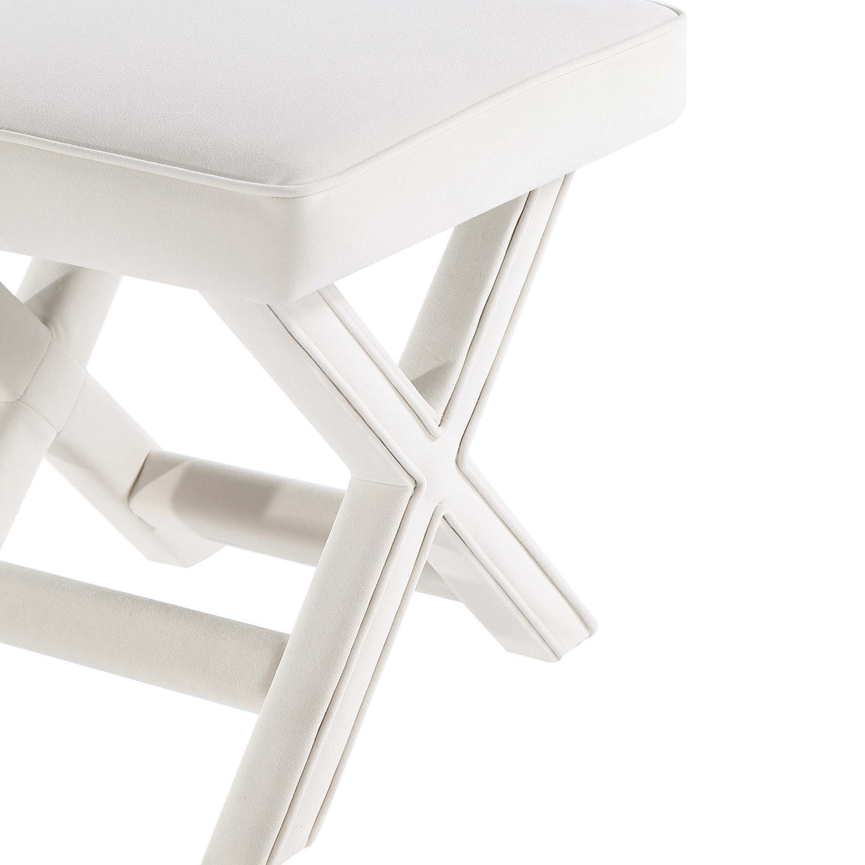 Abigail - Accent Bench With Piped Cushion